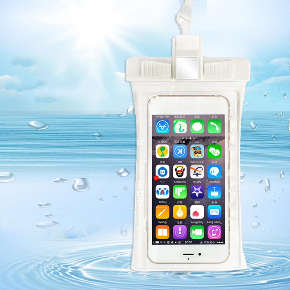 Multi-function Universal Waterproof Bag Mobile Phone Carrying Bag Whistle Light And Practical Swimming Diving Protection Bag