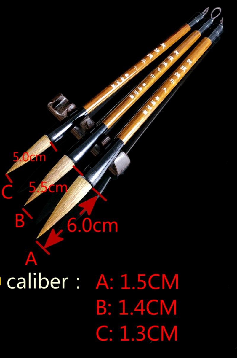 Ren ulv stor middels liten kalligrafi penselpenn for store tegn weasel couplet lian pensel kalligrafi praksis papeleria