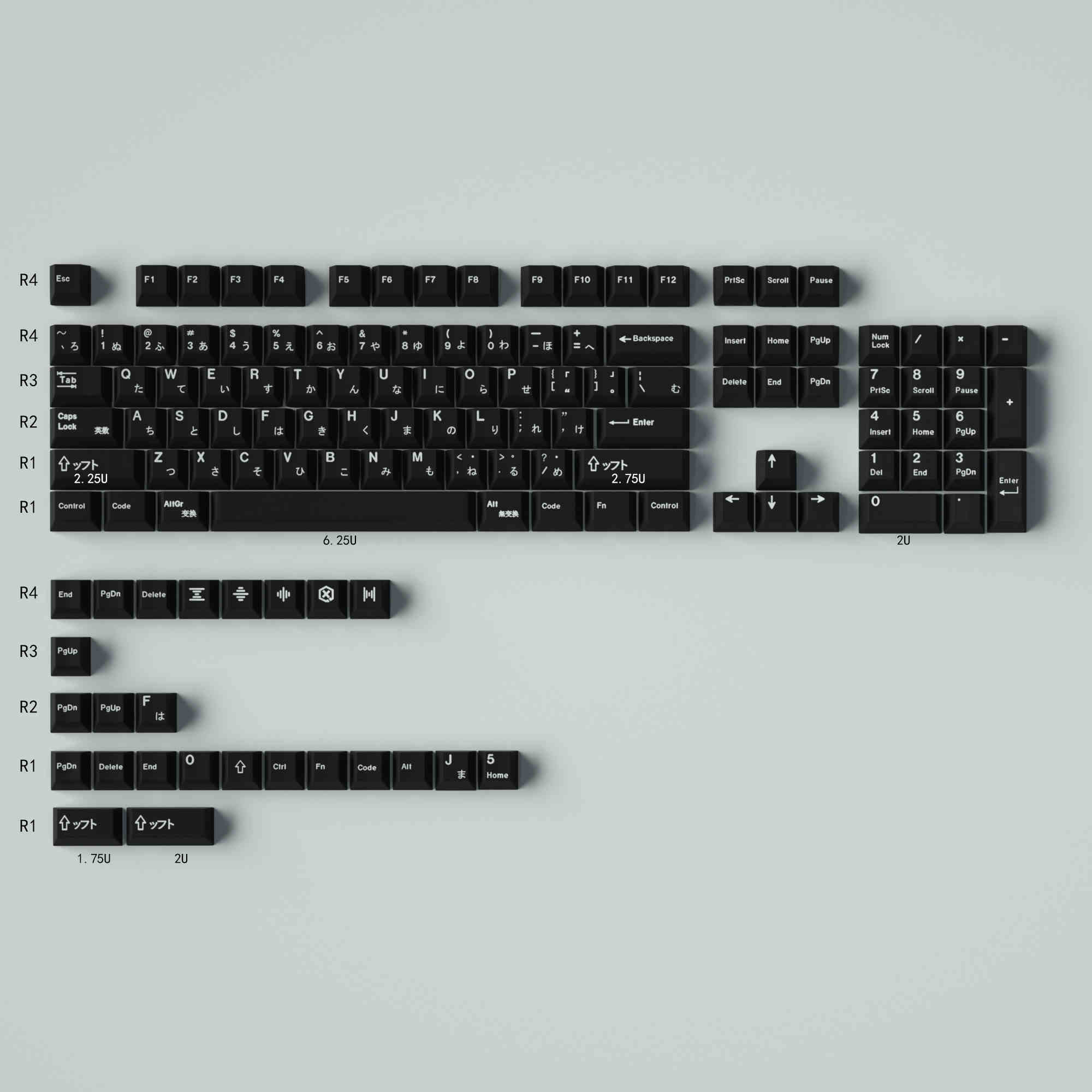GMK WOB Red Cyrillic PBT 129 Keys DYE Sublimation Cherry Profile Keycaps Japanese Personality Keycaps For Mechanical Keyboard: Beige