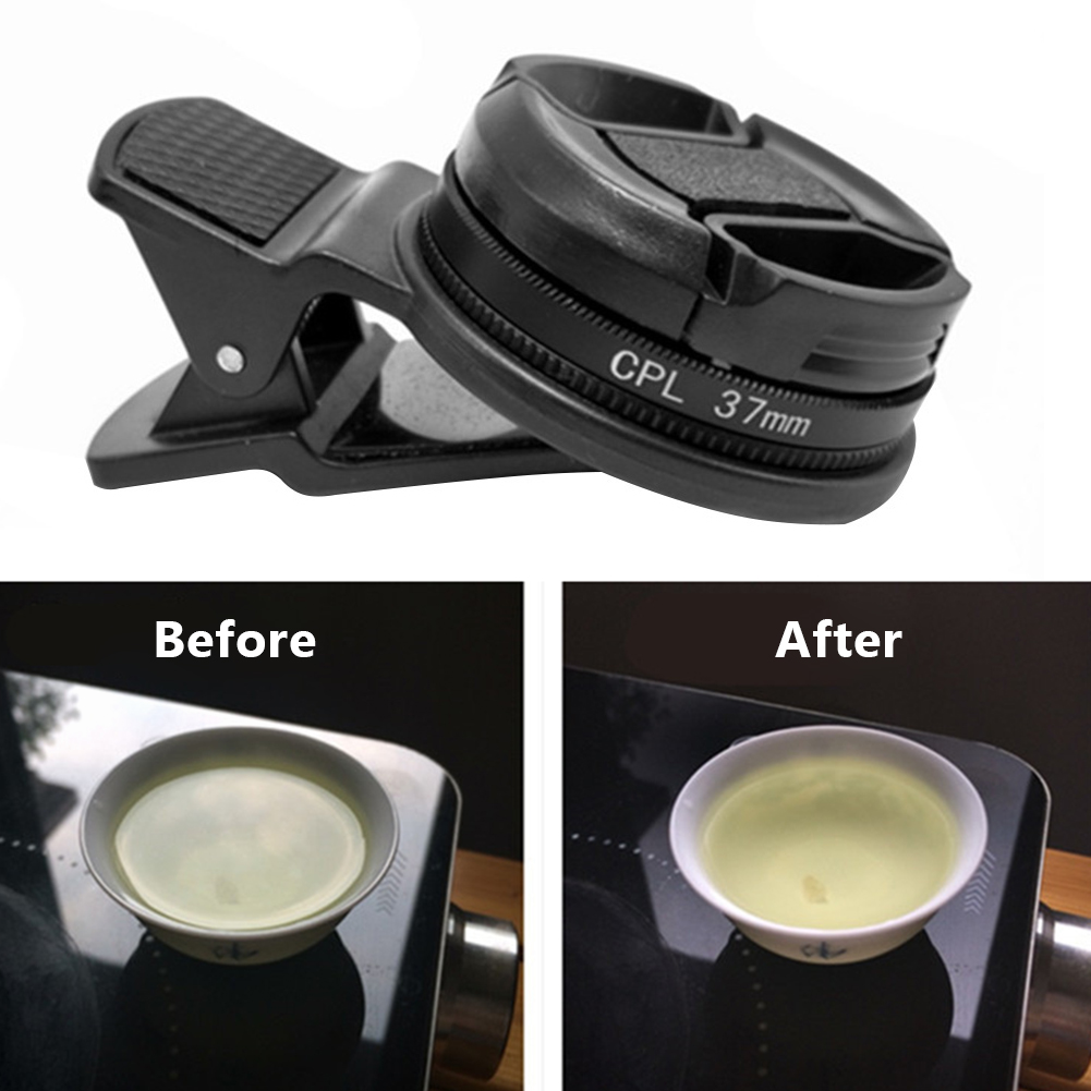 37Mm Circulaire Universele Draagbare Polarisator Camera Lens Cpl Filter Professionele Voor Iphone En Andere Smartphones