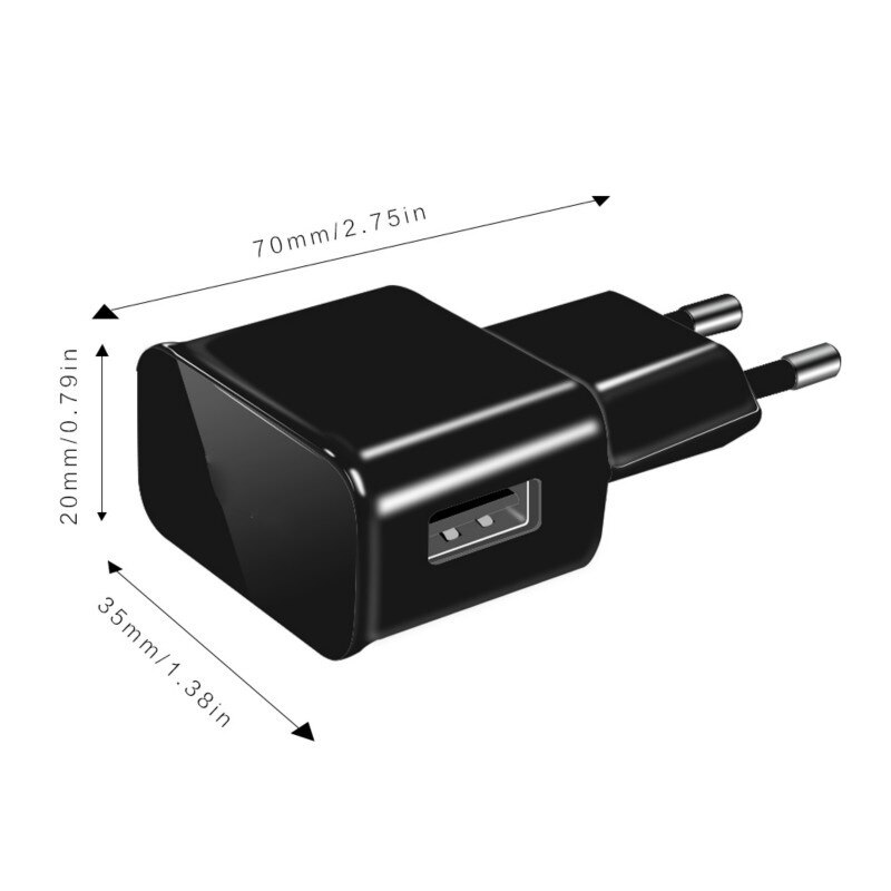 2 Teile/los 5V 2A Reise Bequem Eu-stecker Zauberstab USB Ladegerät Adapter Für Samsung Galaxis S5 S4 S6 hinweis 3 2 für iphone 7 6 5 4