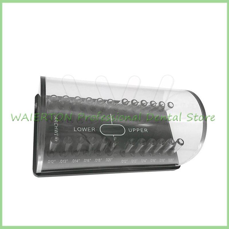 Dental Acrylic Organizer Holder for Orthodontic Rectangular Arch wires Case