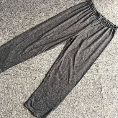 Pyjama en coton confortable pour homme, pantalon de salon, ample,: dark grey / XXL