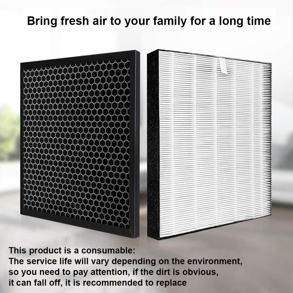 For sharp air purifier filter FZ-BX50HF and FZ-B50DF Replacement air purifier KC-500Y5-B KC-500Y5-W KC-50E9-B/W KC-B50-B/W