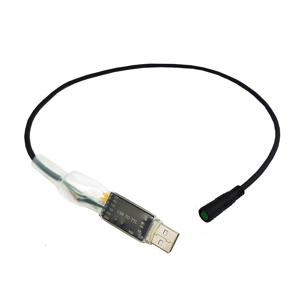 Bafang Programming Line 5Pin E-bike USB Conversions Cable For BBS01 BBS02 BBSHD Hydraulic Brake Sensor Display Mid Drive Motor
