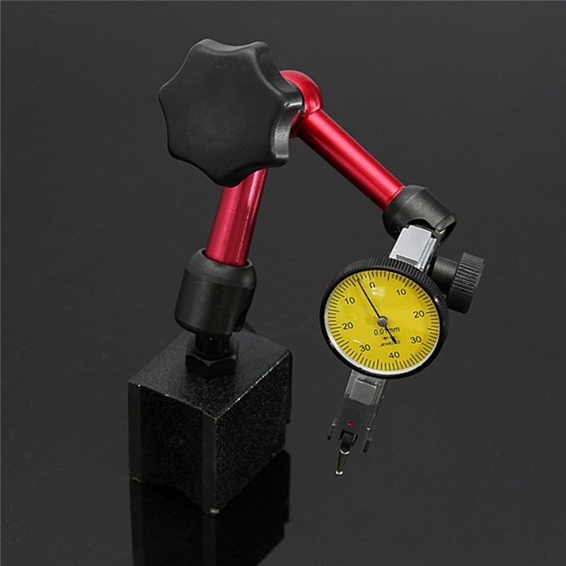 Mini Universal Flexible Dial Test Indicator Magnetic Base Holder Stand Magnetic Correction Gauge Stand Indicator Tool