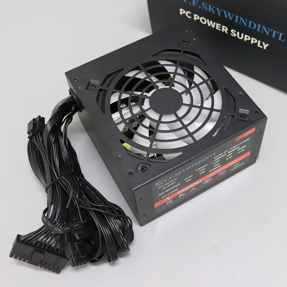 Fonte 500w PSU12V fuentes de alimentación de PC para oficina 500W 24pin ATX fuente de alimentación de ordenador PSU 500W PC Gaming Power PC Gamer fuente de juego