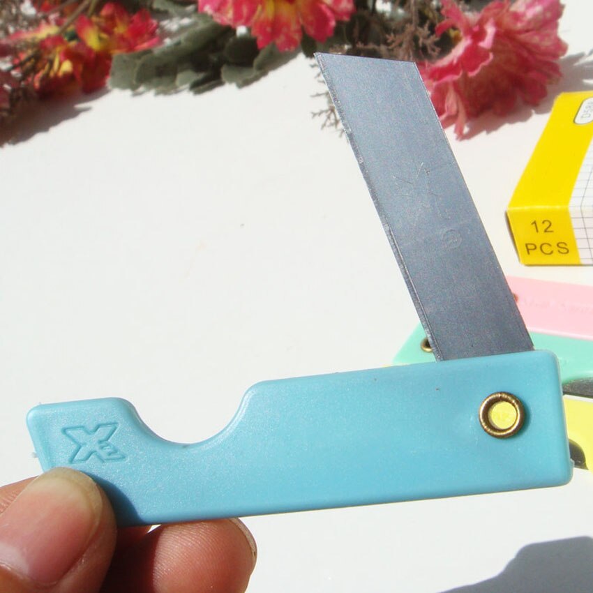 Paper Razer Blade 12Pcs/lots Portable Utility Knife Pencil Knives St... – Grandado
