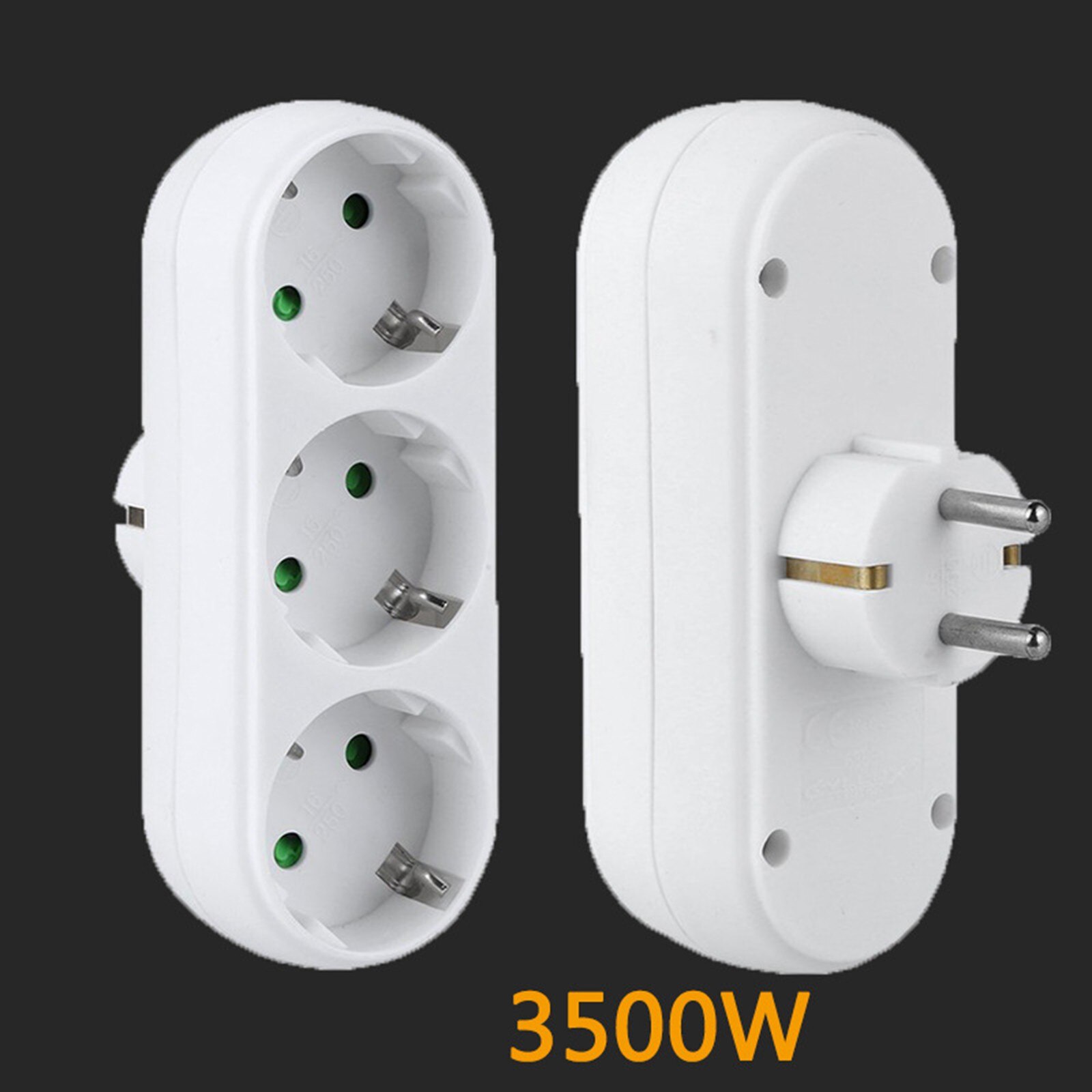 European Standard Socket Round Plug 2/3 Holes Socket With Switch On Off EU Plug Wall Charger Adapter Power Outlet Sockets