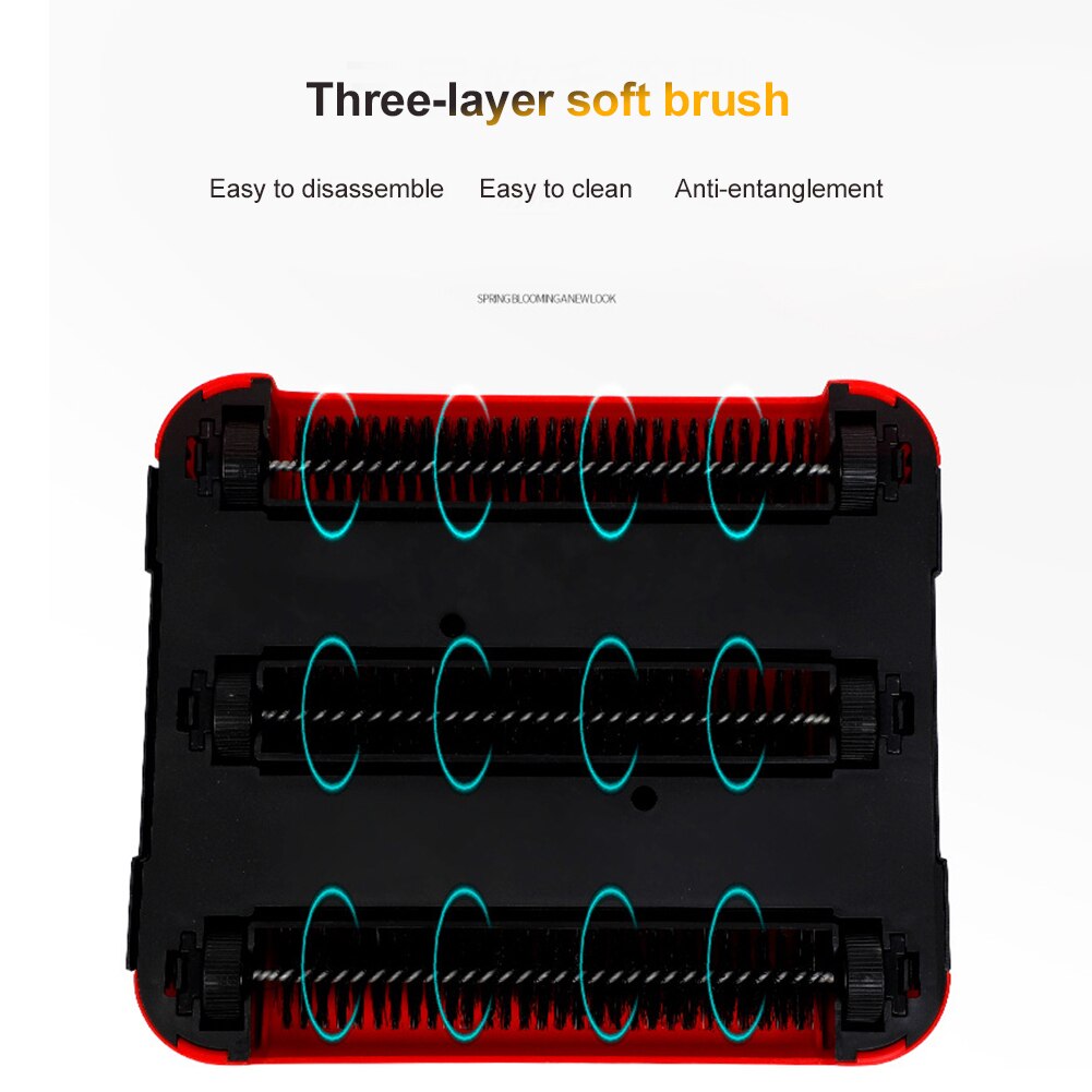 Non Electric Carpet Cleaner Manual Sweeping Automatic Broom Dust Removal Household Office Carpet Vacuum Sweeper Tools