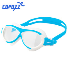 Copozz børn svømmebriller anti tåge vandtætte børn teenagere cool svømmebriller dreng pige svømmebriller