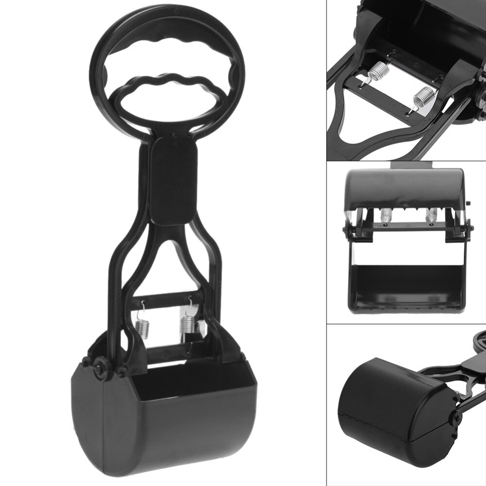 Pet Pooper Scooper Long Handle Jaw Poop Scoop Clean Pick Up Animal Waste Dog Puppy Cat Waste Picker Outdoor Cleaning Tools