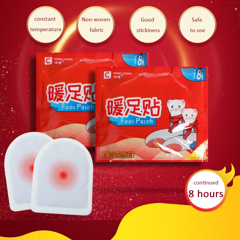 20 Pcs/Set 7x9cm Lasting Heat Pack Keep Body Skin Back Warmer Sticker Paste Pads Heating Patch Winter Necessary Warmer Tool