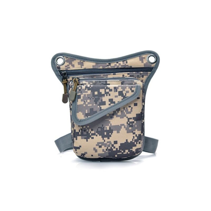 Bolsa cartuchera de nailon para motocicleta, riñonera cinturón: 04