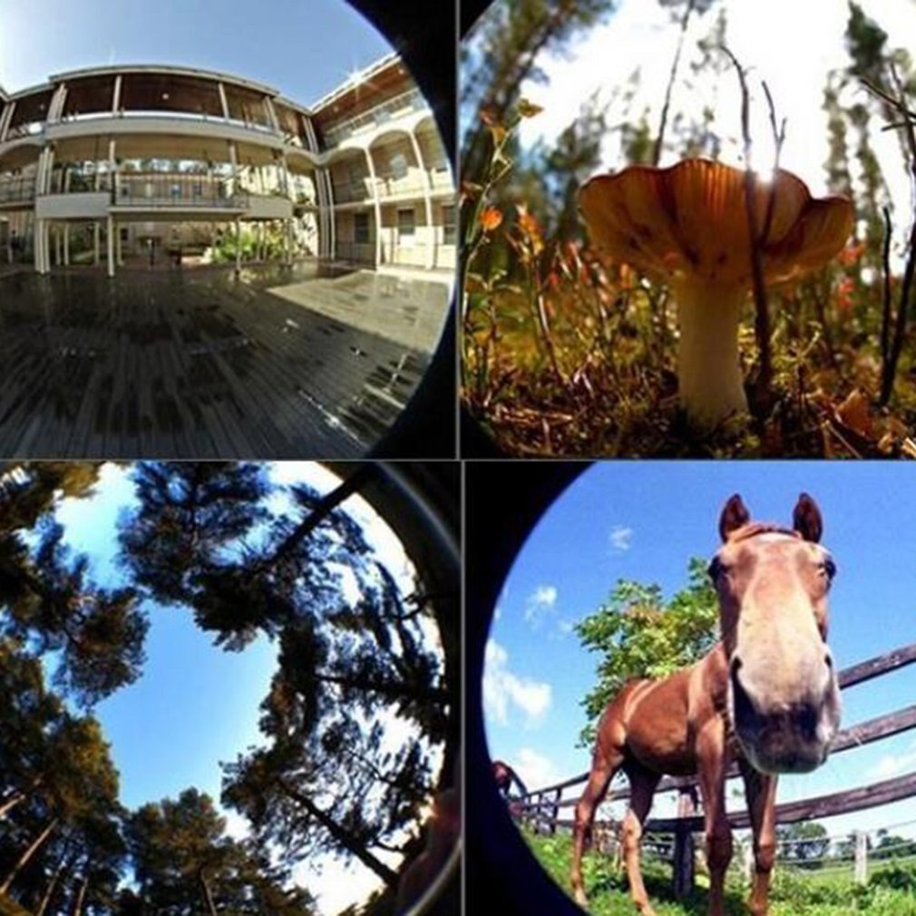 Durable Universal 3 In 1 Mobile Phone Lenses Fish Eye Smartphone Wide Angle Macro Camera Celular Lens Kit