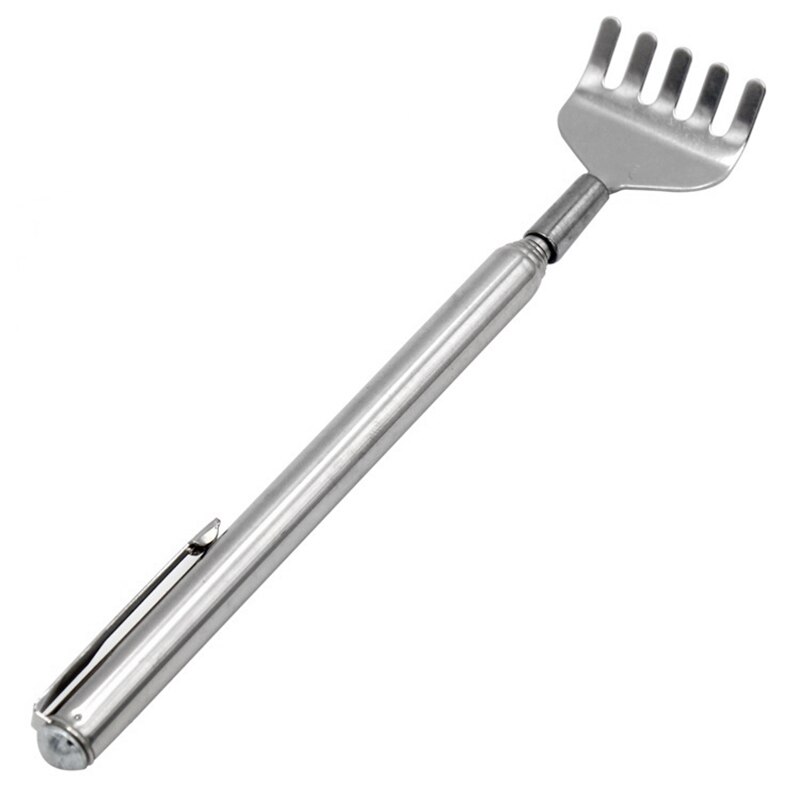 Extendable Back Scratcher Stainless Steel Telescopic Anti Itch Claw Massager Extender Price