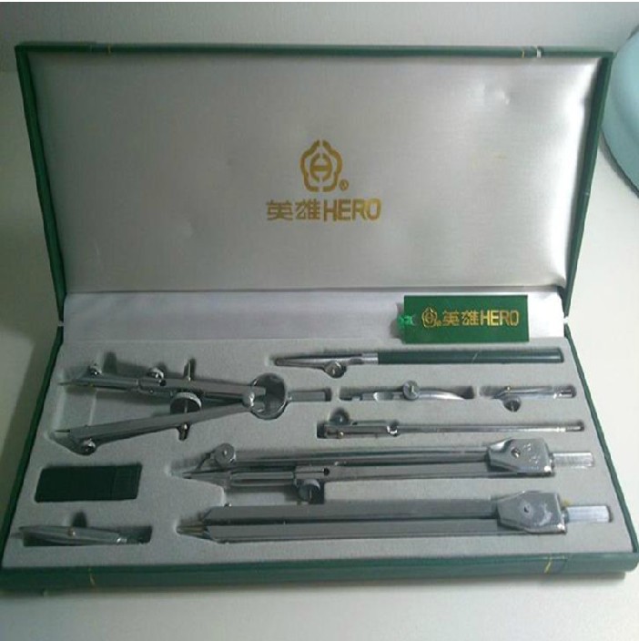 9 parts set compasses piece set compasses set mechanical drawing tool H4009