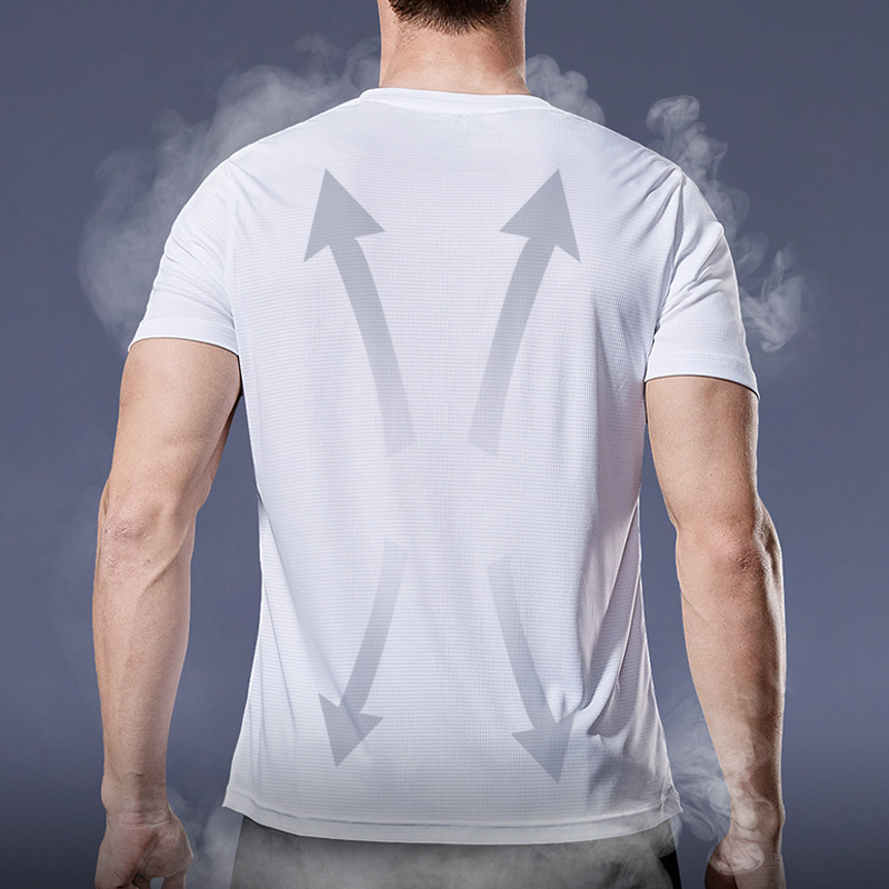 Camiseta interior de manga corta para hombre, camiseta atlética de secado rápido, ropa interior de seda ligera para correr, entrenar y Fitness, 1 unidad