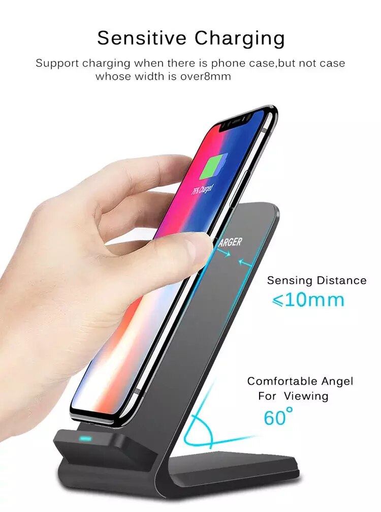 Charger base wireless charger fast charge mobile phone video stand universal for mobile phones