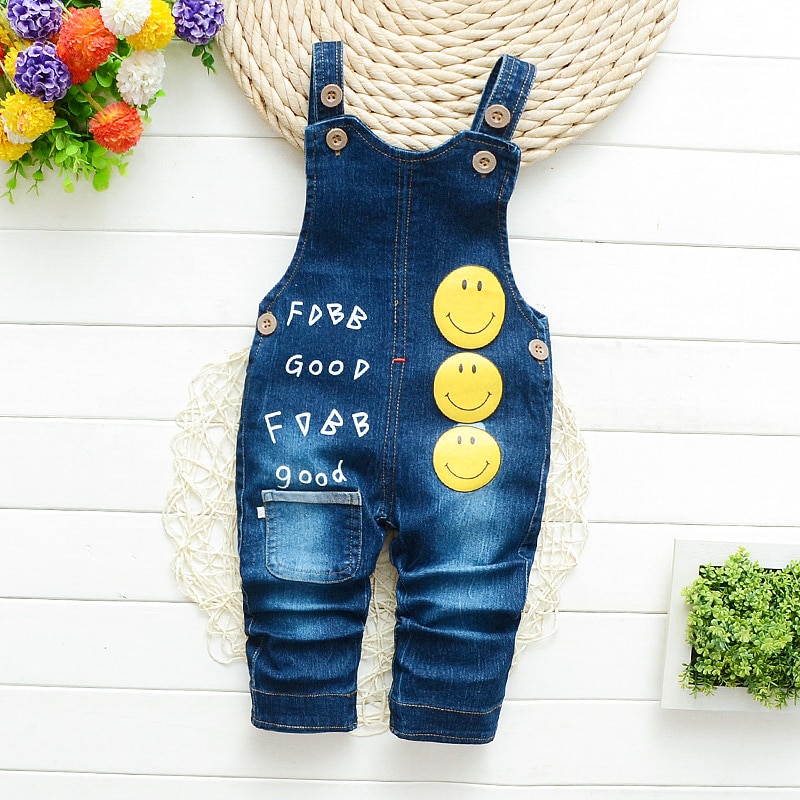 DIIMUU garçons filles salopette barboteuses bébé enfant en bas âge pantalon décontracté lettre impression salopette enfants pantalons longs 1-4 Y