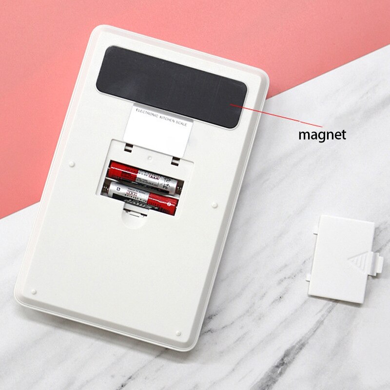 Digital Hand Drip Coffee Scale Precision Sensors Weight with Timer Multifunction Measuring Tool Kitchen Food Scale,White