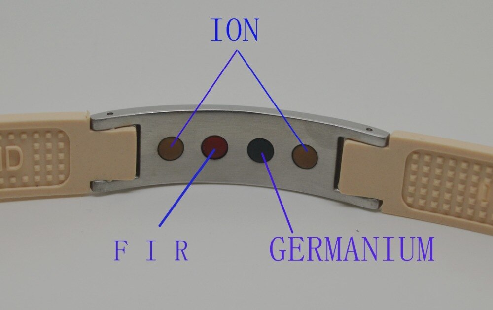 5 pièces W TEST vidéo puissance Ionics Smart sain Bracelet 2000 Ion bande équilibre marron énergie Bracelet F.I.R Bio Bracelet