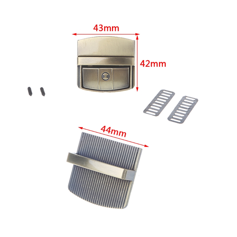 Women Bag Accessories Buckle Turn Lock Snap Clasps Closure for Purse Handbag