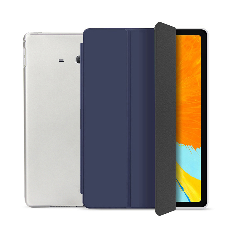 Case Voor Samsung Tab Een A6 7.0 Inch Cover Pu Lederen Bescherm Shell Voor Samsung Galaxy Tab Een 6 case SM-T280 SM-T285 Coque: Navy blue