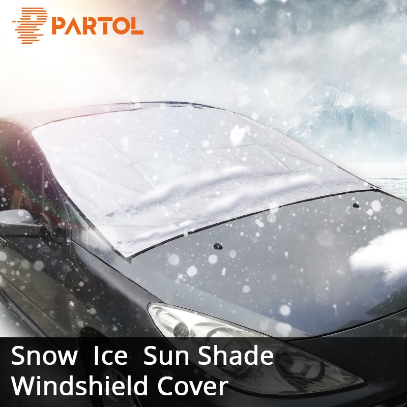 Universele Auto Voorruit Cover Automobiel Sneeuw Dust Zonnescherm Shield Winter Voorruit Visor Cover Voorruit Cover