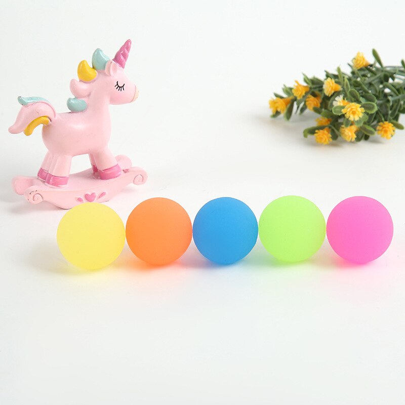 Uaincube-pelota hinchable grande de 3cm para niños, juego de pelota que rebota, bolas de goma sólidas súper elásticas, juguetes clásicos para niños