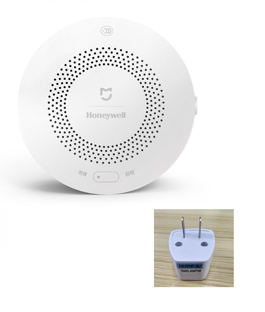 Xiaomi Honeywell Gas Sensor Alarm Detector Rook Monitoring Fire Bescherming Plafond & Muur Installeren Mijia App Afstandsbediening: Add US Plug