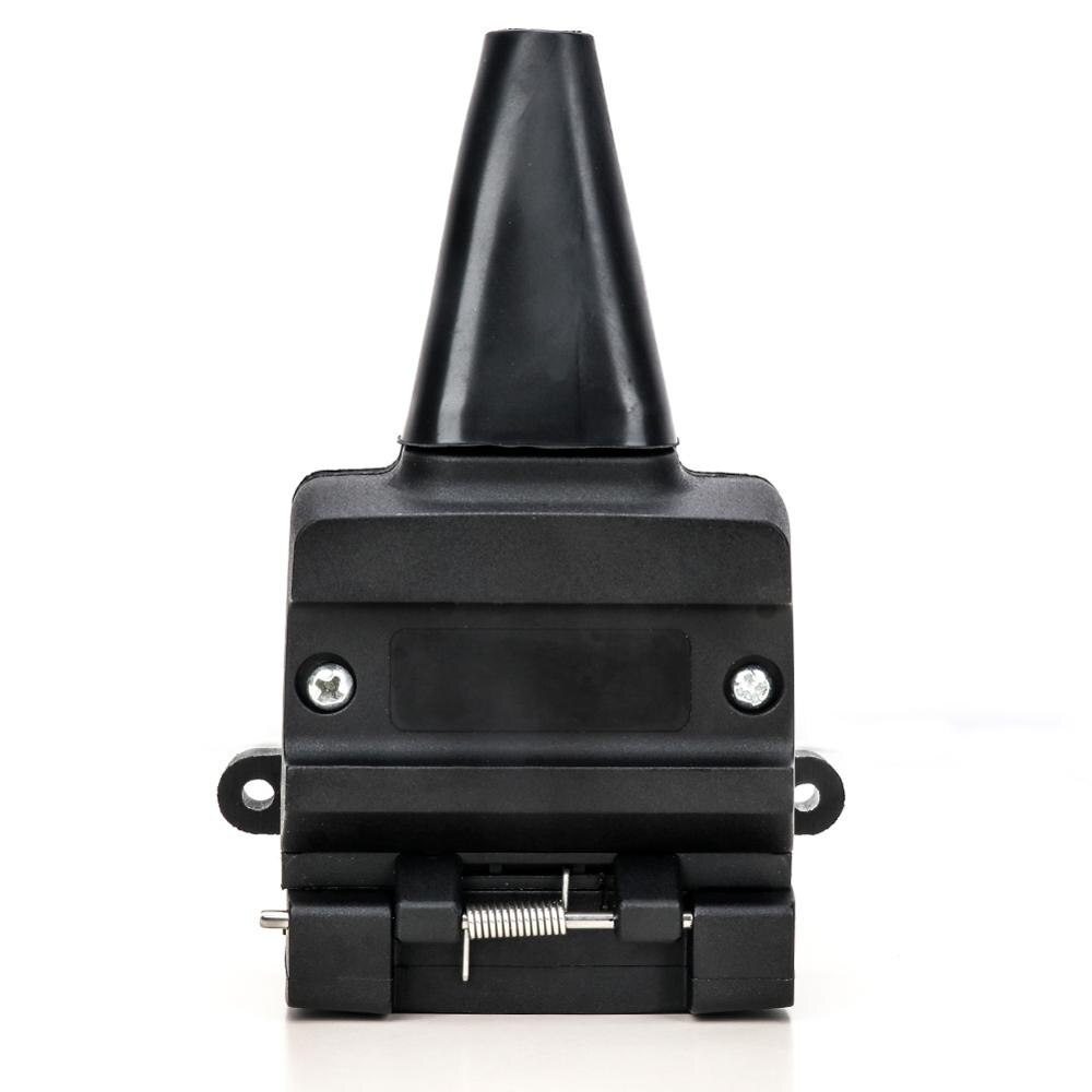 Tirol 12 Pin Australian Trailer Flat Socket Signal Light Display 12V Adapter Caravan Wiring Connector with PVC Cap T25489b
