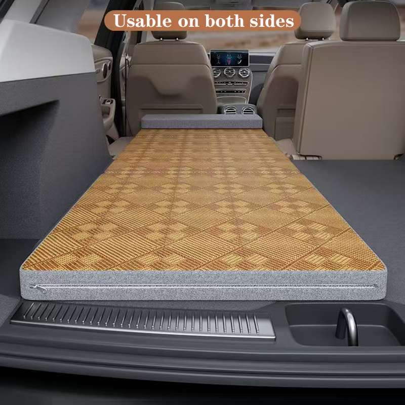 Auto Reise Bett Klappbett Nicht Aufblasbare Camping Bett Büro Rest matt Mit Kissen Auto Hinten Isomatte Klapp Verlängerung Gremium