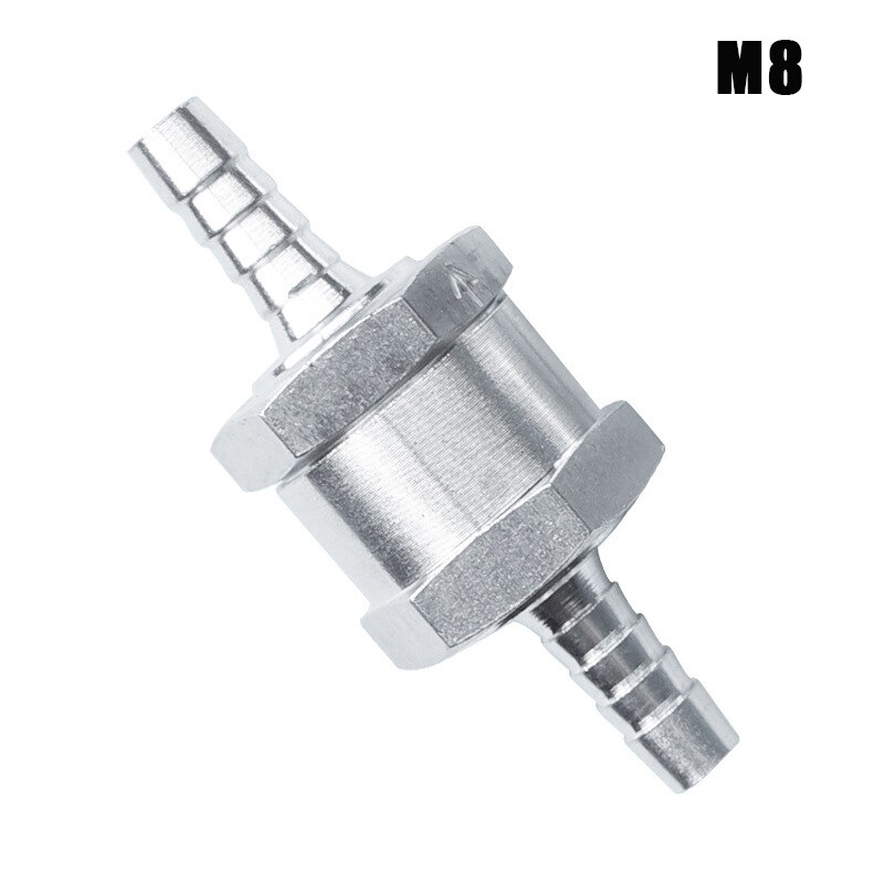Non Return One Way Check Valve Threaded Aluminium Alloy Valve Fuel Petrol Diesel Marine Water CSL88: m8