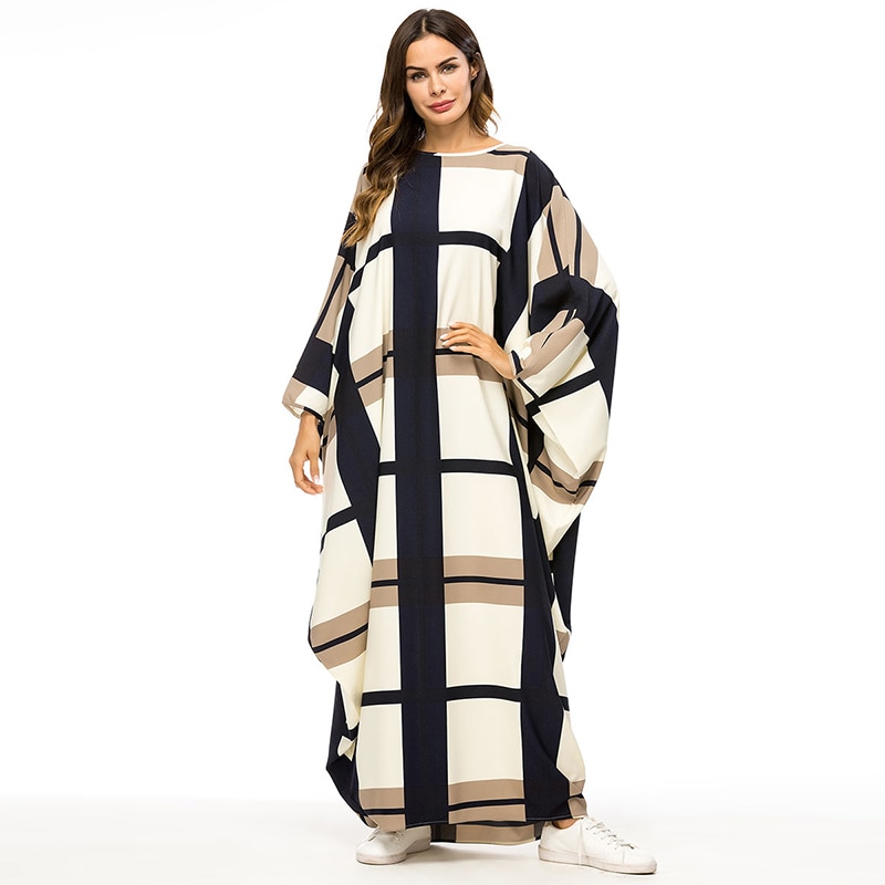 Moyen-orient musulmane manches chauve-souris robe ample islamique turquie arabe vêtements dubaï Morrocan