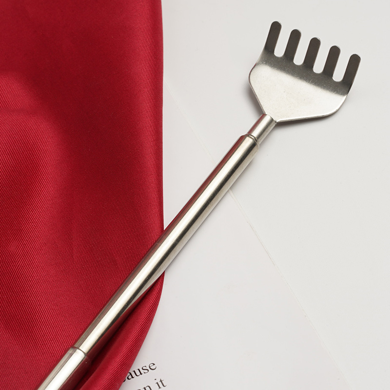 Sae fortion handige draagbare klauw telescopische roestvrijstalen rugkrabber uitschuifbaar  md892