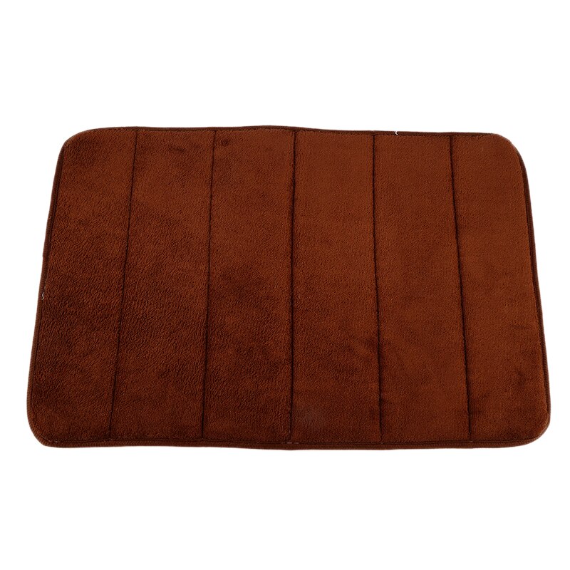 24 Hours Memory Foam Non-slip Carpet, Strong Water Absorption, Soft And Comfortable, Easy To Clean Bathroom Supplies: Brown