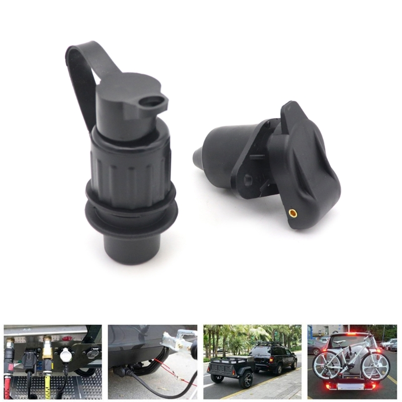 Trailer Connector Rond Gat 3Pin 12V Standaard Kabelboom Adapter Plug Kabel Connector voor Vrachtwagen Trailer
