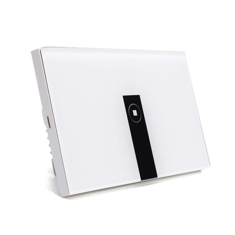 Touch Switch Smart Light Switch Panel Wall Interruptor 1/2/3/4 Gang Piano key Wifi Light Switch Work with Alexa Google Home: 1-Gang