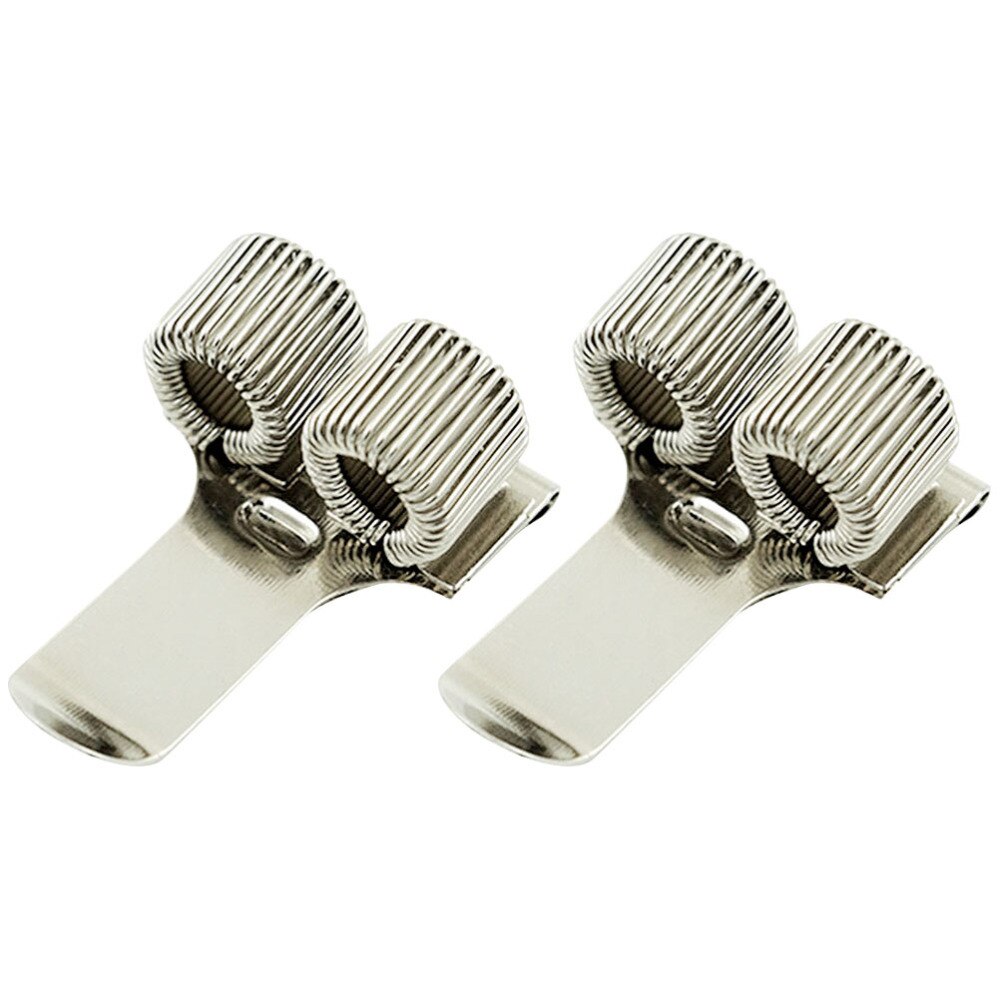 2 pièces Porte-Stylo Avec Ressort réglable Pratique Double Stylo Support De Stockage: Default Title
