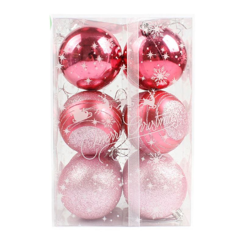 12 Pcs Shining Christmas Ball Small Shatterproof Christmas Tree Hanging Decorate