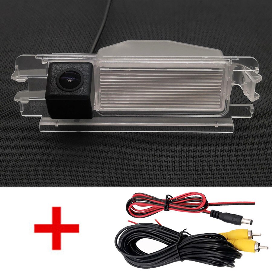 Fisheye HD Dynamic Trajectory Wireless Car Rear View Camera For Renault Dacia Sandero II Stepway 2 Logan 1 2 MCV Clio 2 Pulse: Wire No LED / Fixed Parking Line