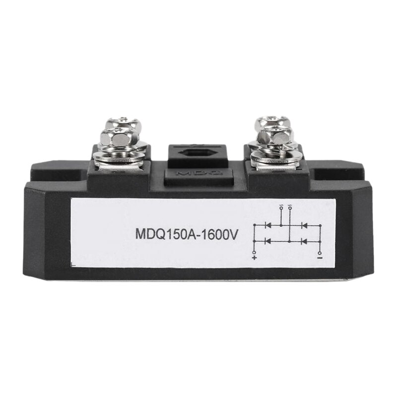 1Pc MDQ 150A-1600V Schwarz Einzel Phase Diode Brücke Gleichrichter 150A Ampere hoch Energie 1600V