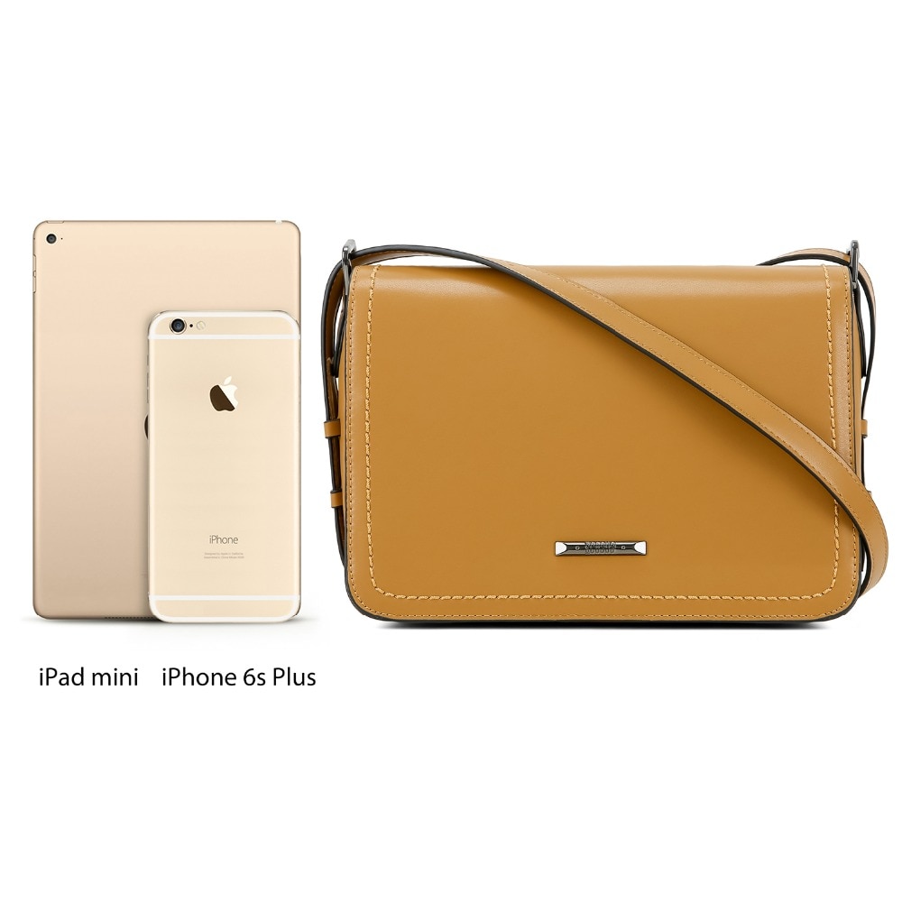 ECOSUSI 9.8 Inch Women Bags Small Shoulder Bag for Women Messenger Bags Ladies Retro PU Leather Handbag Female Crossbody Bags