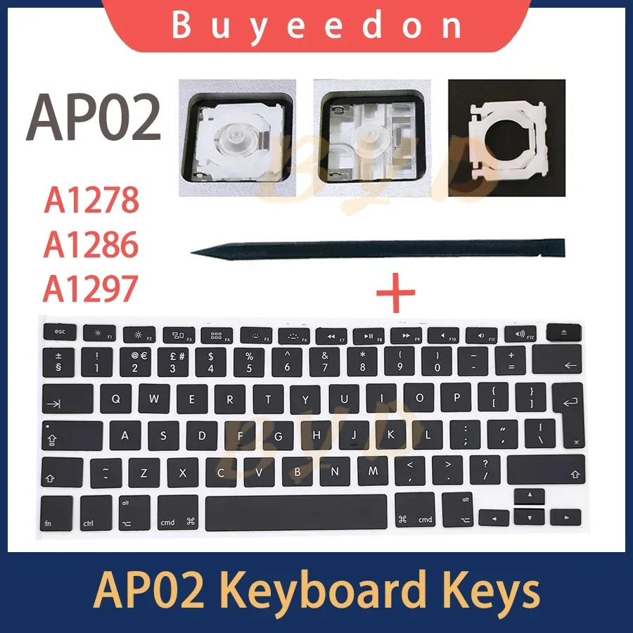 Neue Tastaturtasten Tastenkappen für MacBook Profi 13" 15" 17" A1278 A1286 A1297 Tastenkappe Tastenkappe AP02 Typ