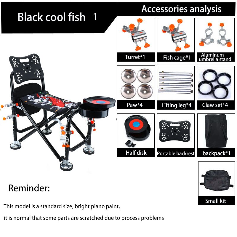 Outdoor Aluminum Foldable Fishing Chair