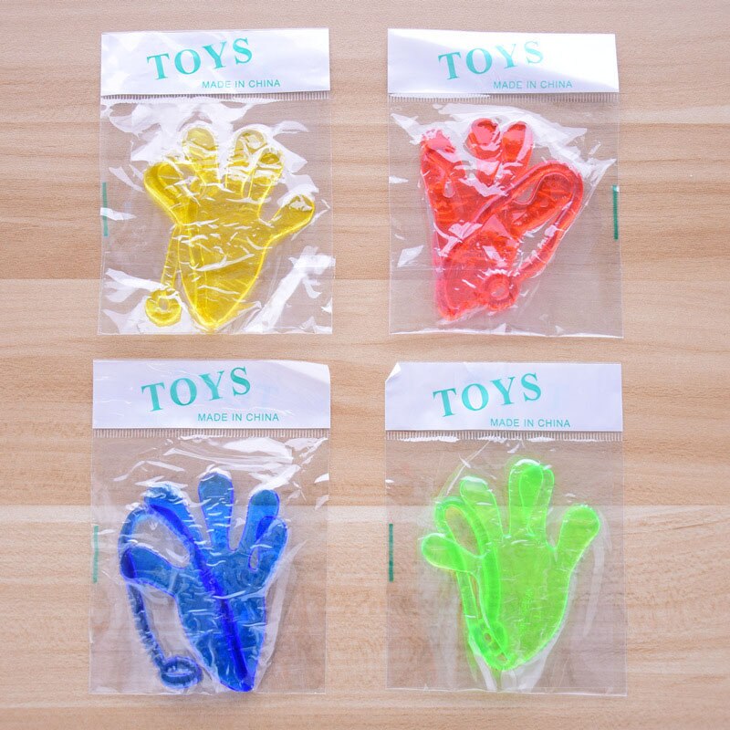 2Pcs Kids Elastische Kleverige Handen Palm Partij Gunst Speelgoed Nieuwigheden Prijzen Speelgoed Voor Kinderen Antistress Vervormd Speelgoed