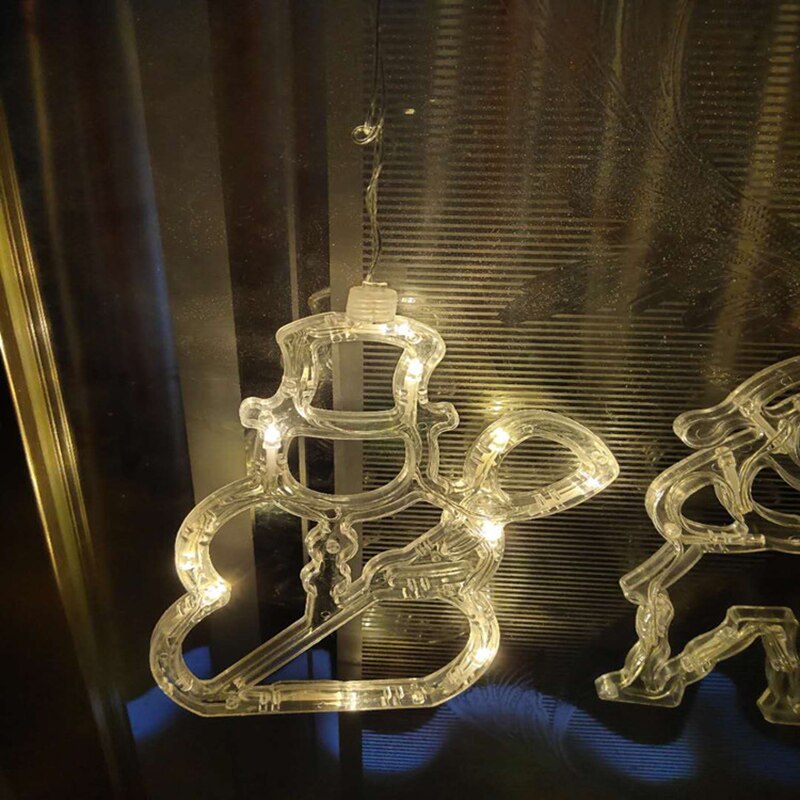 Led christmas elements roikkuvat verhot valot string joulu kotijuhla koristelu lad