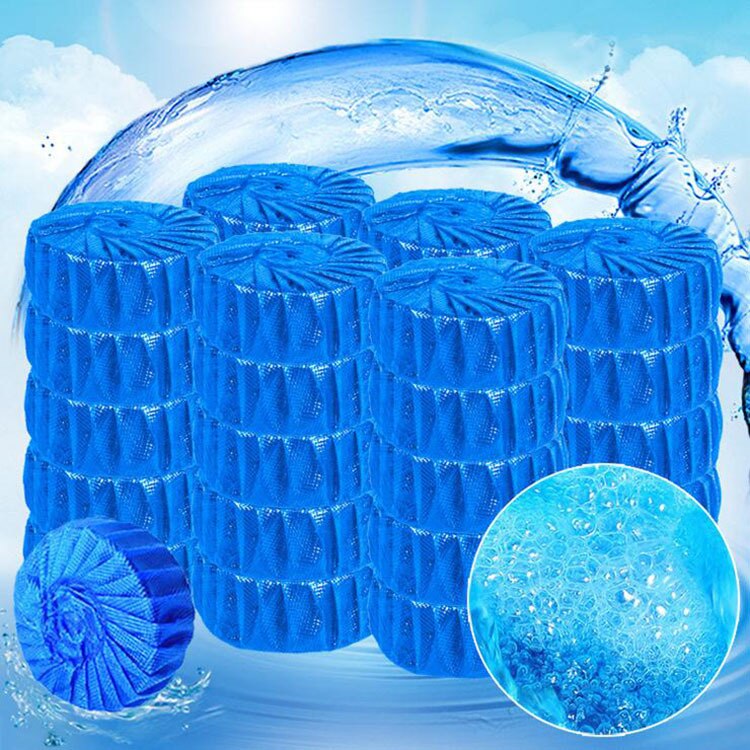 10 PCs Kamer Pot Blauw Bubble Wc Cleaner Kamer Pot Cleaner Wc Ontgeuringseffect Blok 1634