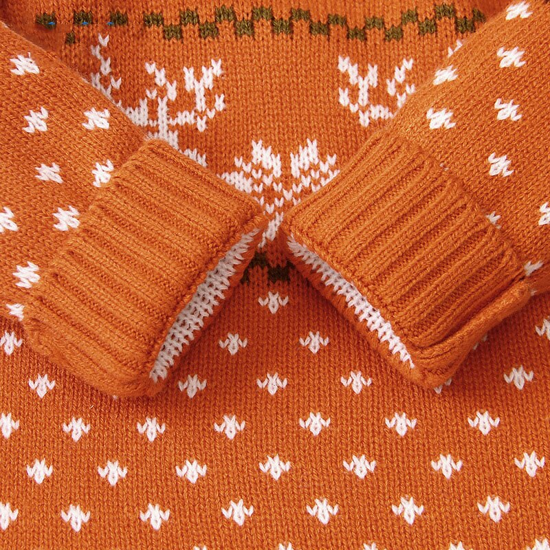 0-18M Newbron Kid Baby Boy Meisje Kleding Winter Warme Trui Top Lange Mouwen Xmas Leuke Truien Christmas baby Trui